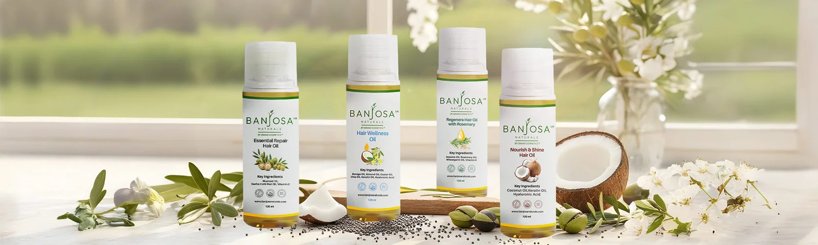 Natural hair and skin care products by Banjosa Naturals